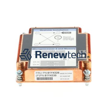 Heatsink - x240 (8737) Front/2nd CPU - Up to 135W