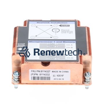 Heatsink - x240 (8737) Rear/1st CPU - Up to 135W 